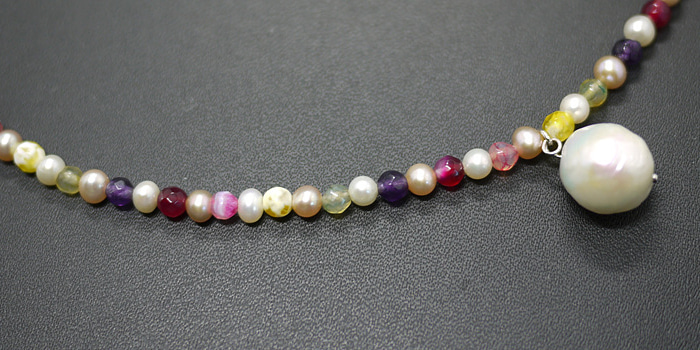 Baroque Pearl &amp; Mini Pearl Candy Necklace
